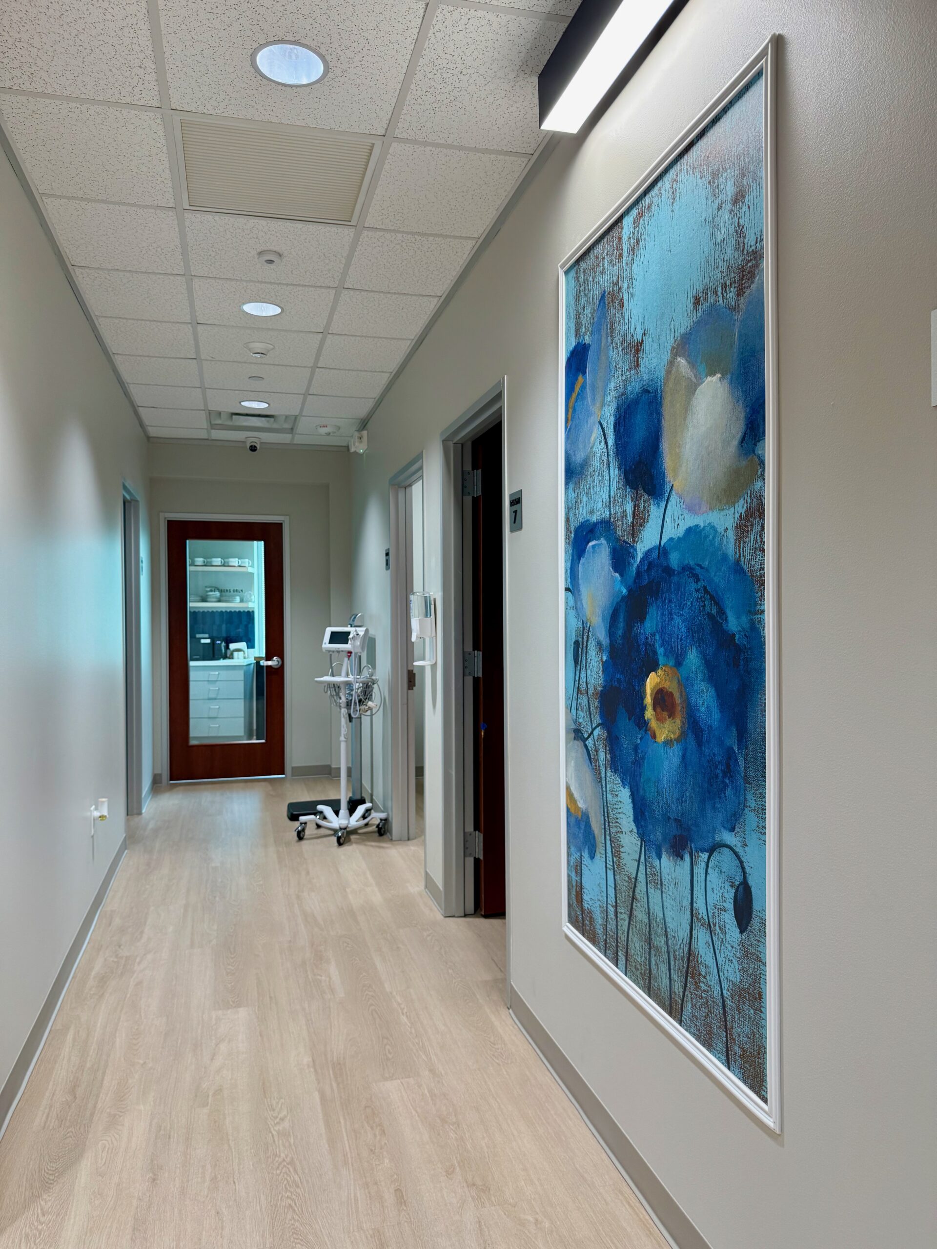 MedFlex Spaces Cypress interior hallway